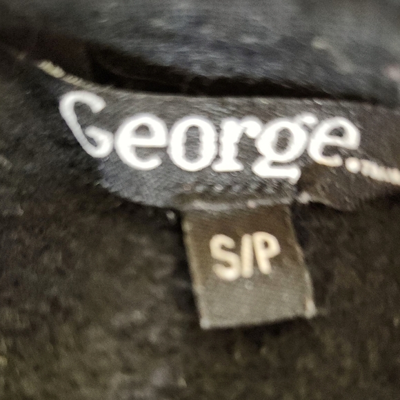 George Womens Small To Large Dark Zip-Up Hoodie - Picture 3 of 4